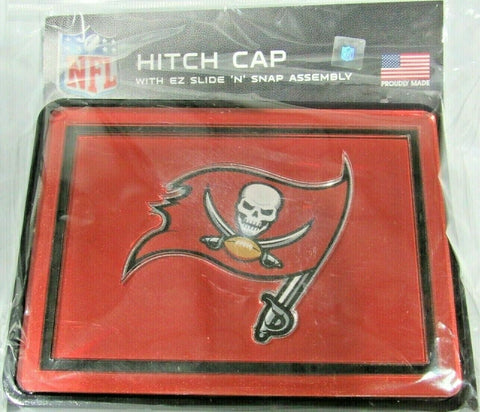 NFL Tampa Bay Buccaneer Laser Cut Trailer Hitch Cap Cover by WinCraft