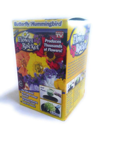 Flower Rocket AS SEEN ON TV Butterfly Hummingbird Kit Over 500 Seeds