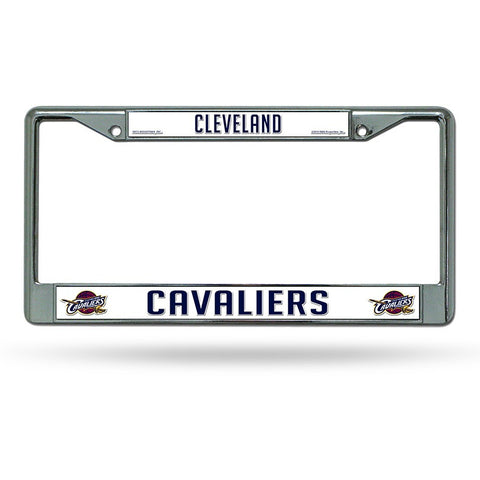 NBA Cleveland Cavaliers Chrome License Plate Frame Thin Letters
