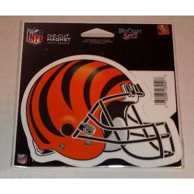 NFL Cincinnati Bengals Helmet 4 inch Auto Magnet by WinCraft