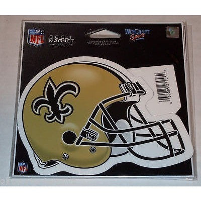 NFL New Orleans Saints Helmet 4 inch Auto Magnet by WinCraft