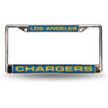 NFL San Diego Chargers Laser Cut Chrome License Plate Frame