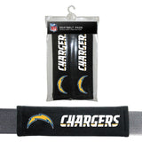 NFL San Diego Chargers Velour Seat Belt Pads 2 Pack by Fremont Die