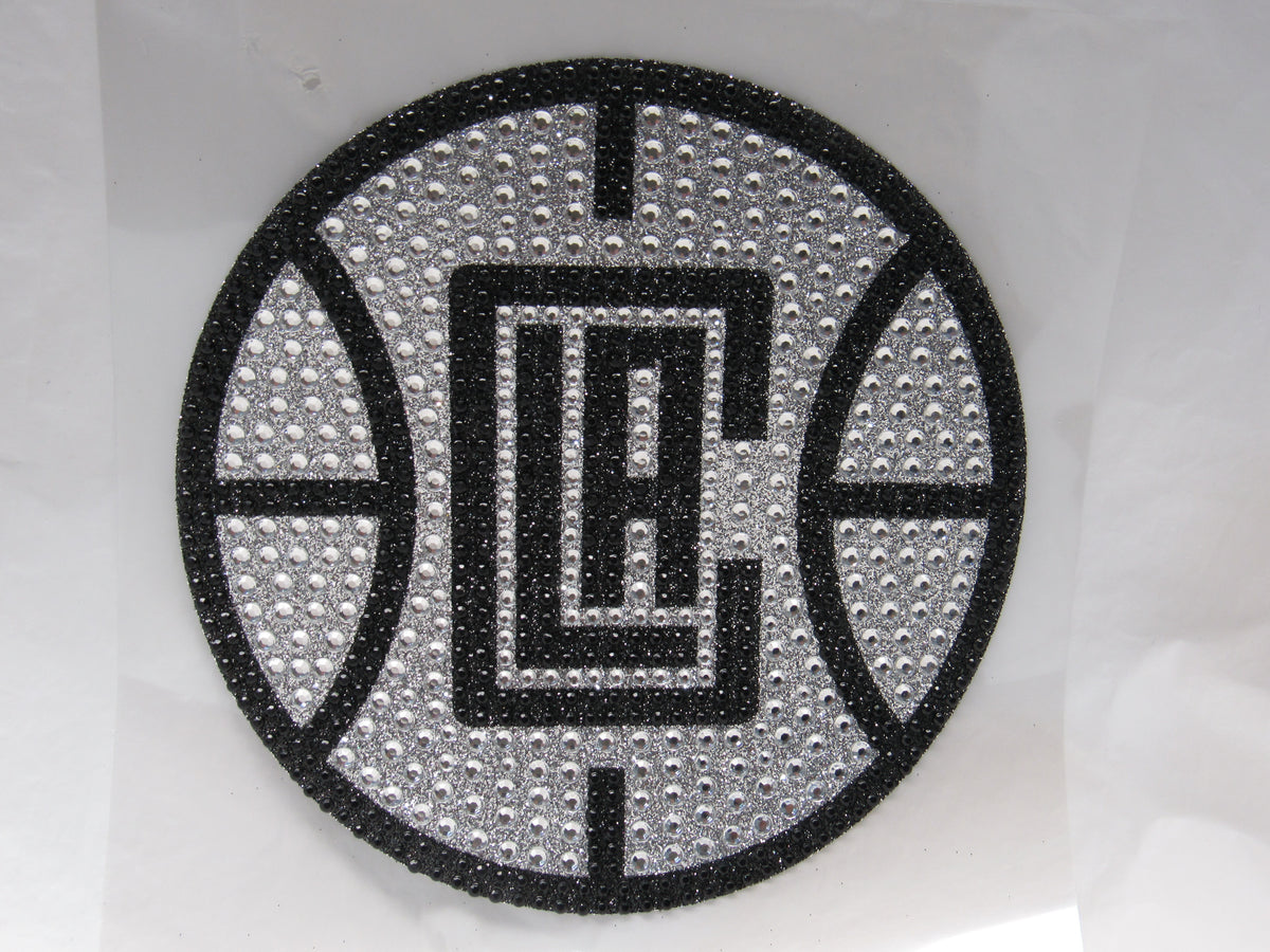 NBA Los Angeles Clippers Bling Emblem Adhesive Decal By Team ProMark
