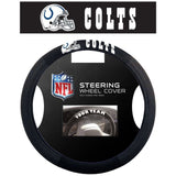 NFL Indianapolis Colts Poly-Suede on Mesh Steering Wheel Cover by Fremont Die