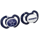 NFL Pacifiers Set of 2 Images Color Shield on Card by baby fanatic