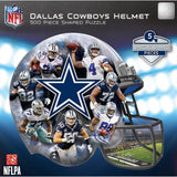 NFL Helmet Shaped 500 pc Jigsaw Puzzle by Masterpieces Puzzles Co