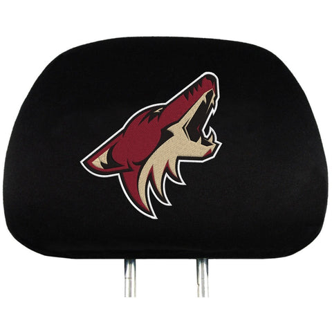 NHL Arizona Coyotes Headrest Cover Embroidered Logo Set of 2 by Team ProMark