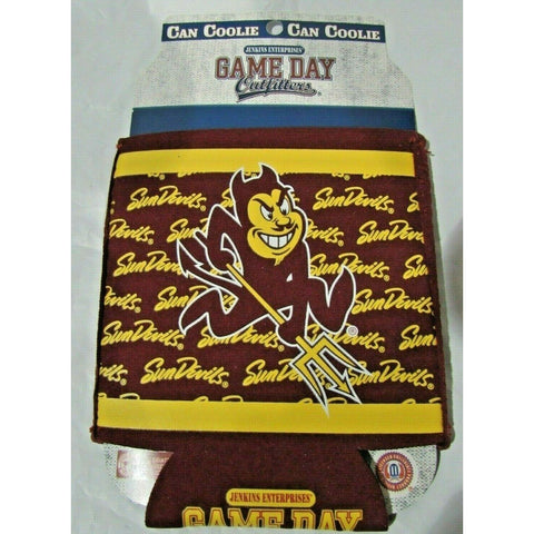 Arizona State Sun Devils Team Logo on Red Can Coolie by Game Day Outfitters