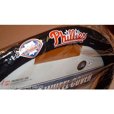 MLB Philadelphia Phillies Poly-Suede on Mesh Steering Wheel Cover by Fremont Die