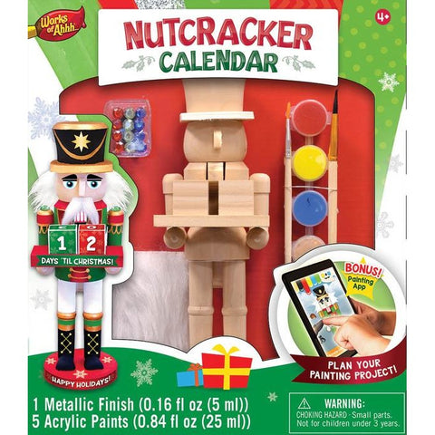 MasterPieces Works of Ahhh... Nutcracker Calendar Large Wood Paint Kit 21710