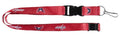 NHL Washington Capitals 2 Logos on Red Lanyard Detachable Buckle 23" L 3/4" W by Aminco
