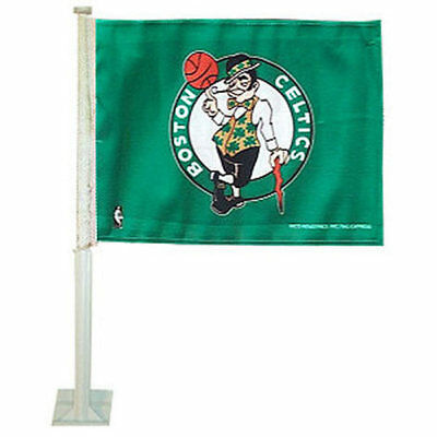 NBA Boston Celtics Logo on Window Car Flag by Rico Industries