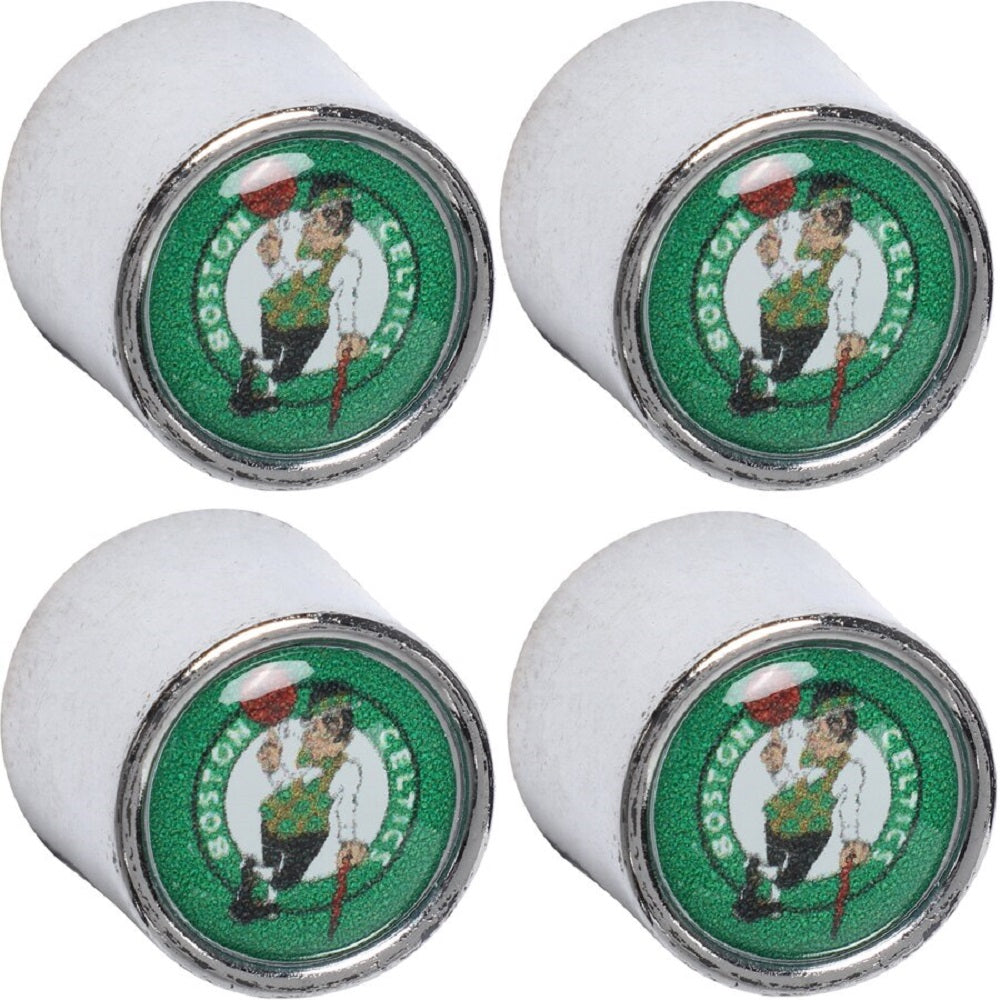 NBA Boston Celtics Chrome Tire Valve Stem Caps by WinCraft