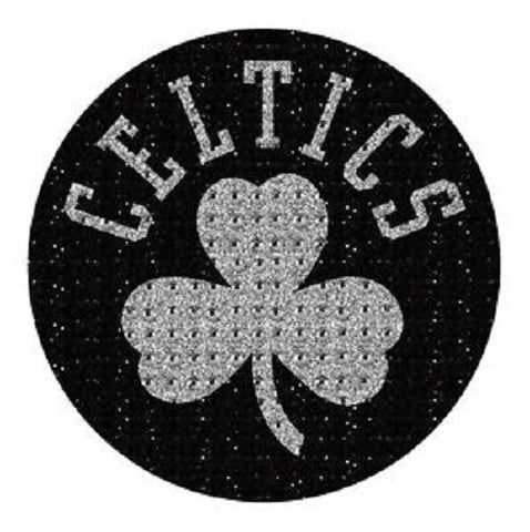 NBA Boston Celtics Bling Emblem Adhesive Decal By Team ProMark