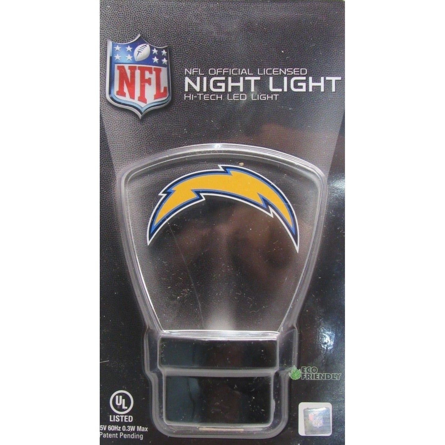 NFL Hi-Tech LED Night Light Made by Authentic Street Signs