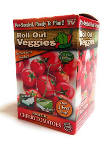 Roll Out Flowers AS SEEN ON TV Cherry Tomato Kit Over 3 Feet Long