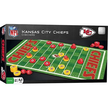 NFL Kansas City Chiefs Checkers Game by Masterpieces Puzzles Co.
