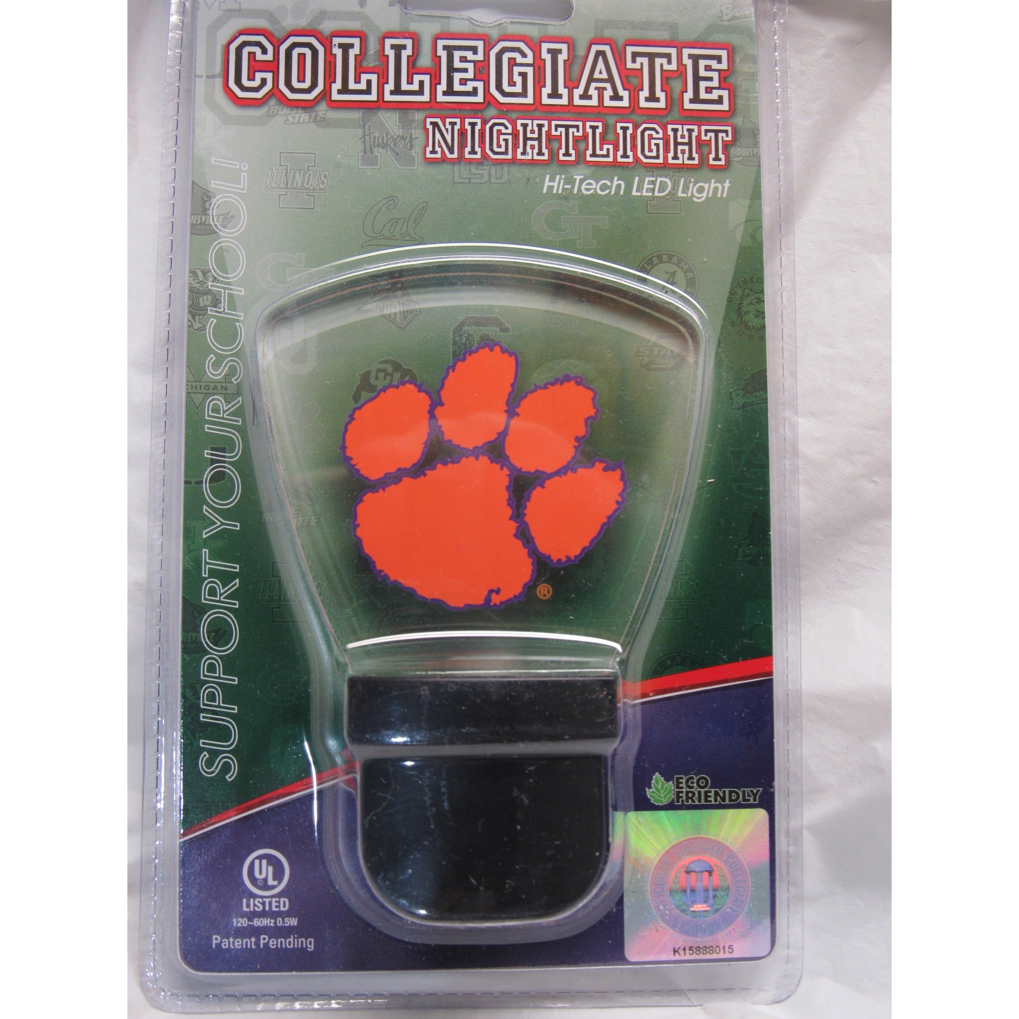NCAA Hi-Tech LED Night Light Made by Authentic Street Signs