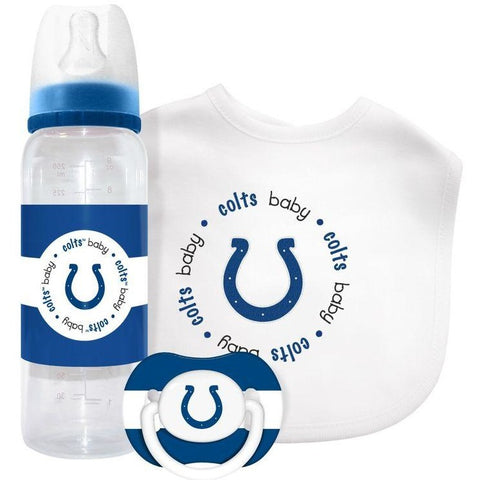 NFL Indianapolis Colts Gift Set Bottle Bib Pacifier by baby fanatic