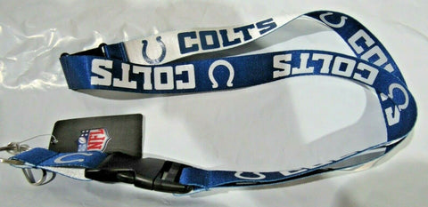 NFL Indianapolis Colts Square Letters Reversible Lanyard Keychain by AMINCO