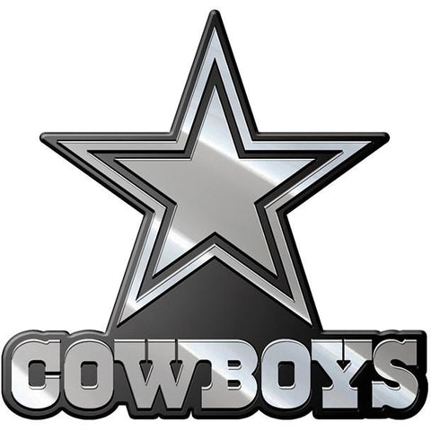 NFL Dallas Cowboys 3-D Chrome Heavy Metal Emblem By Team ProMark