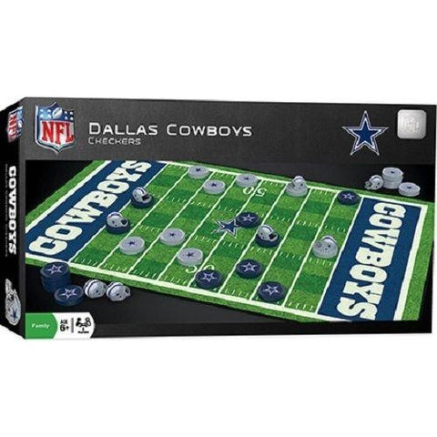 NFL Dallas Cowboys Checkers Game by Masterpieces Puzzles Co.