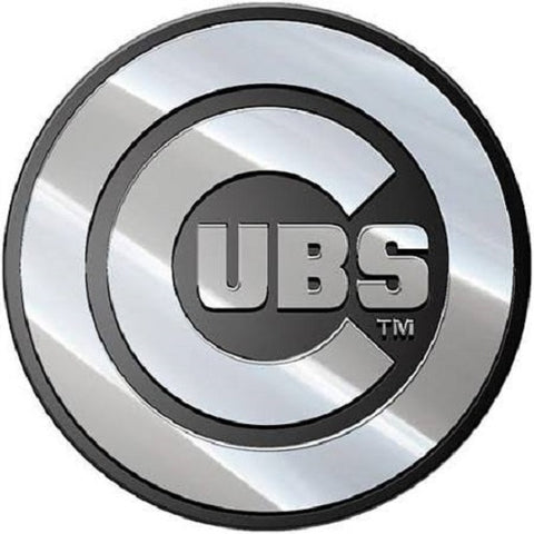 MLB Chicago Cubs 3-D Chrome Heavy Metal Emblem By Team ProMark