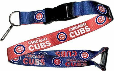 MLB Chicago Cubs Reversible Lanyard Keychain 23″ Long 3/4″ Wide by Aminco