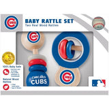 MLB Real Wood Baby Rattles (2-Pack) by MasterPieces Puzzle Co.