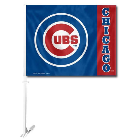 MLB Logo Chicago Cubs Window Car Flag RICO or Fremont Die