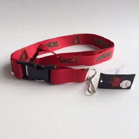 MLB Arizona Diamondbacks Red Lanyard Detachable Buckle 23" L 3/4" W by Aminco