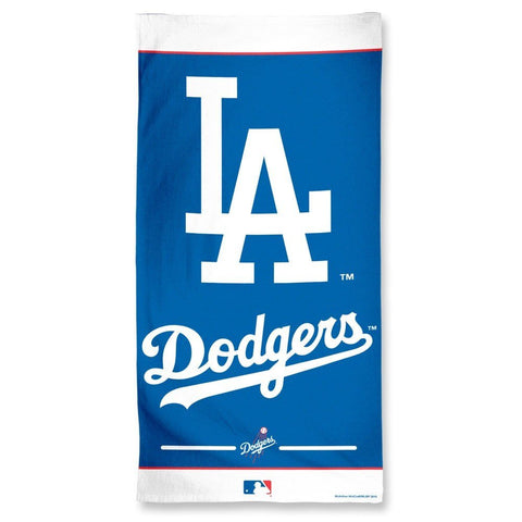 MLB Los Angeles Dodgers Vertical Logo on Beach Towel 30"x60" WinCraft