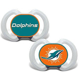 NFL Pacifiers Set of 2 Images Color Shield on Card by baby fanatic