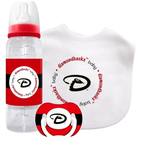 MLB Arizona Diamondbacks Gift Set Bottle Bib Pacifier by baby fanatic