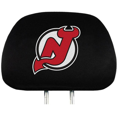 NHL New Jersey Devils Headrest Cover Embroidered Logo Set of 2 by Team ProMark