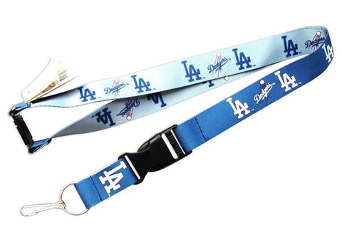 MLB Los Angeles Dodgers Reversible Lanyard Keychain 23″ Long 3/4″ Wide by Aminco