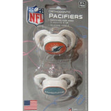 NFL Pacifiers Set of 2 Images Color Shield on Card by baby fanatic