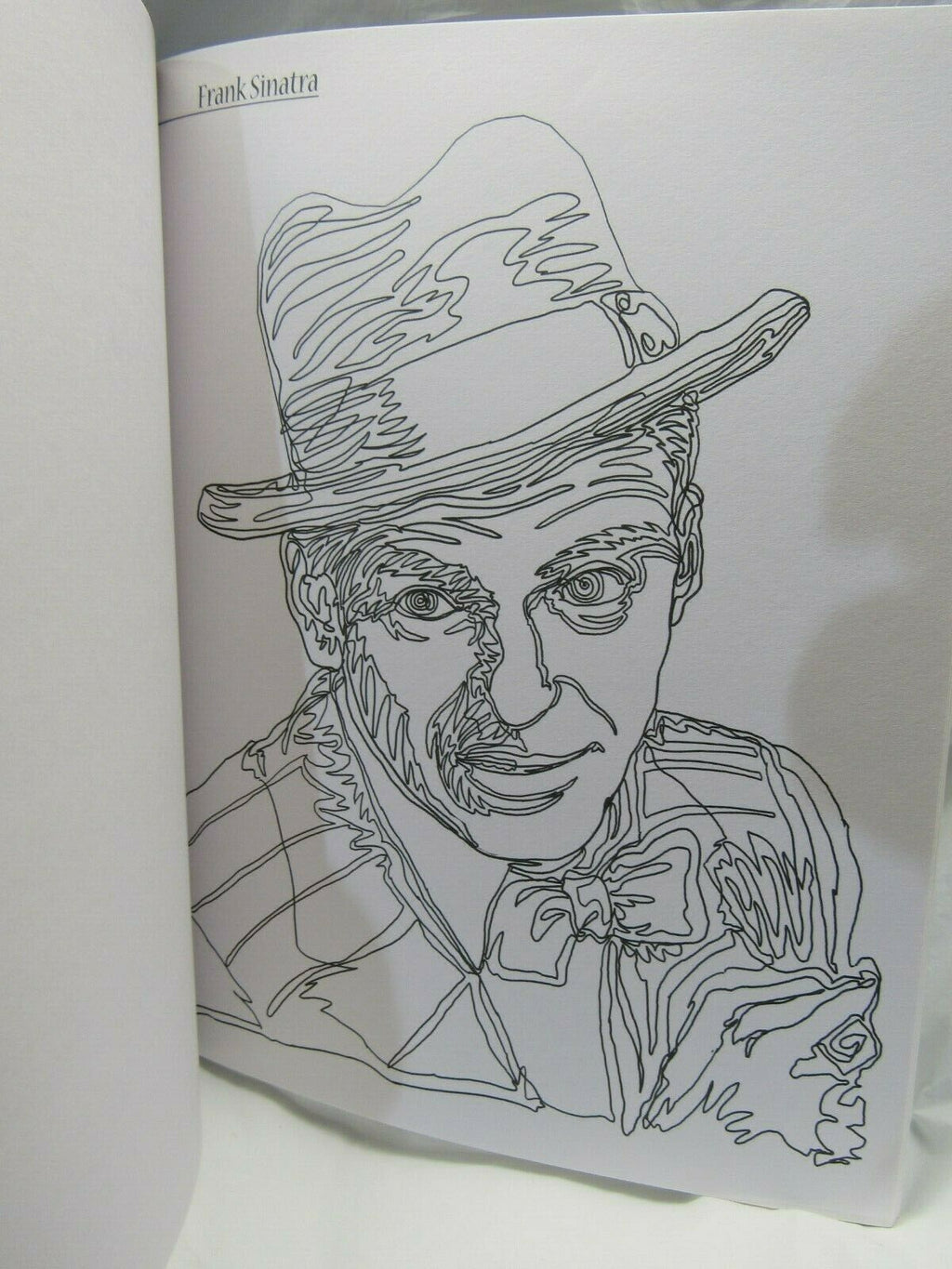 Grown Up Adult Coloring Book Dot to Dot Iconic Portraits 32 Pages