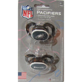 NFL Pacifiers Set of 2 Images Color Shield on Card by baby fanatic