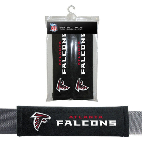 NFL Atlanta Falcons Velour Seat Belt Pads 2 Pack by Fremont Die