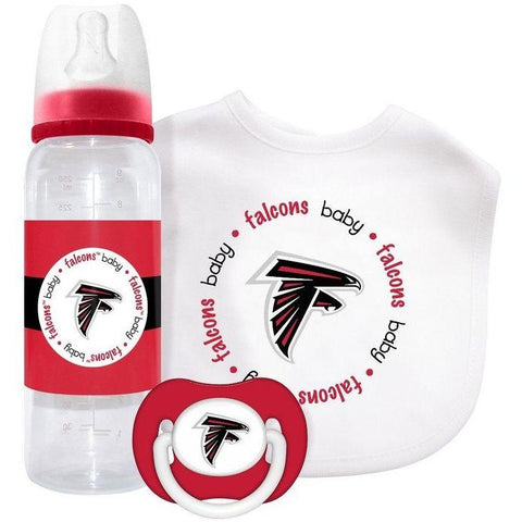 NFL Atlanta Falcons Gift Set Bottle Bib Pacifier by baby fanatic