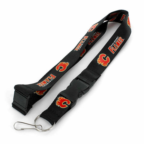 NHL Calgary Flames Detachable Buckle 23" Long 3/4" Wide by Aminco