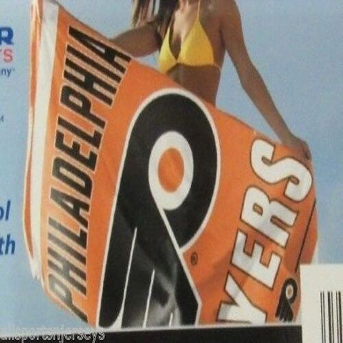 NHL Philadelphia Flyers Vertical Logo Beach Towel 30"x60" WinCraft