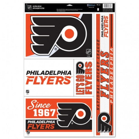 NHL Philadelphia Flyers Since Ultra Decals Set of 5 By WINCRAFT
