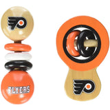 NHL Real Wood Baby Rattles (2-Pack) by MasterPieces Puzzle Co.