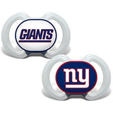 NFL Pacifiers Set of 2 Images Color Shield on Card by baby fanatic