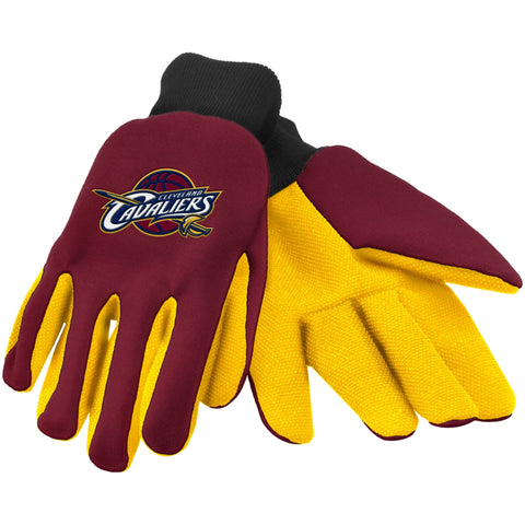 NBA Color Palm 2-Tone Utility Work Gloves by FOCO