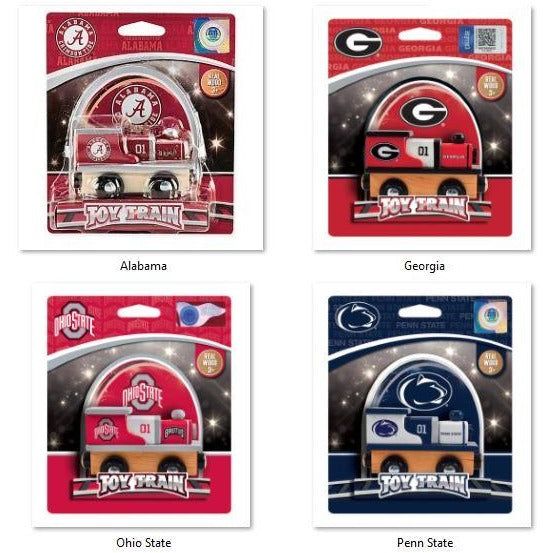 NCAA Real Wood Toy Train by MasterPieces Puzzle Co.
