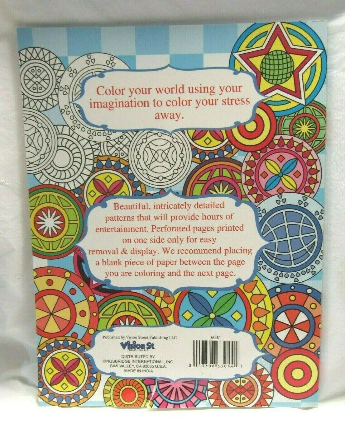 Grown Up Adult Coloring Book Geometrical 32 Pages